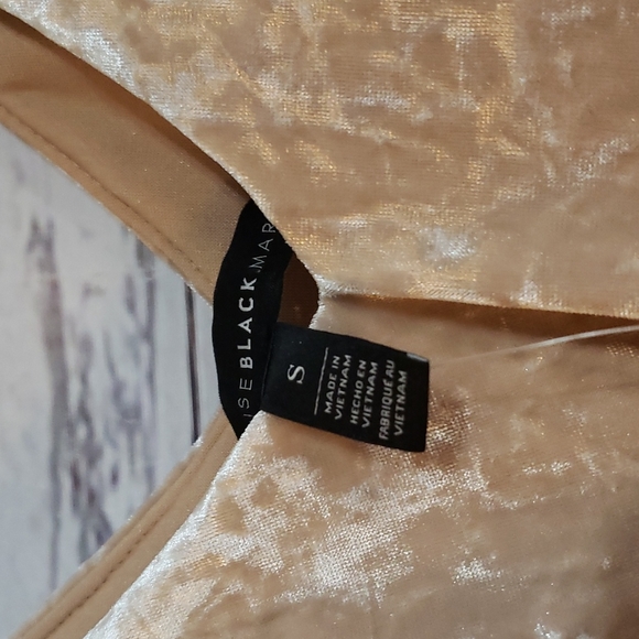 ⭐NWT WHBM Velvet Ruffle Tie Top - Picture 6 of 10